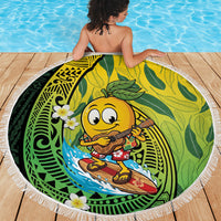 Hawaii Surfing Mango Beach Blanket Manako Polynesian Fish Hook LT14 - Polynesian Pride