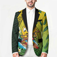 Hawaii Surfing Mango Blazer Manako Polynesian Fish Hook LT14 - Polynesian Pride