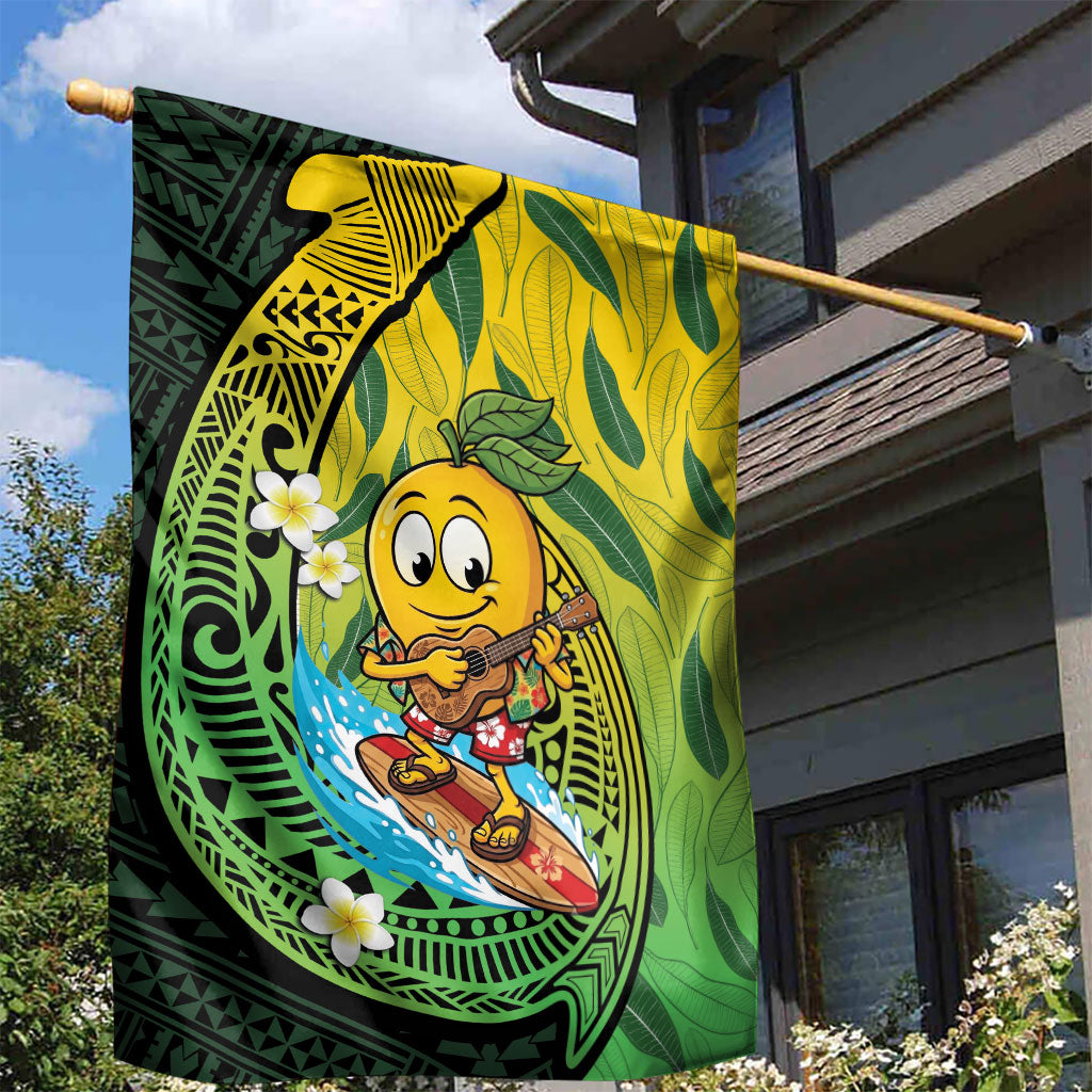 Hawaii Surfing Mango Garden Flag Manako Polynesian Fish Hook LT14 - Polynesian Pride