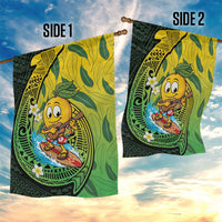 Hawaii Surfing Mango Garden Flag Manako Polynesian Fish Hook LT14 - Polynesian Pride