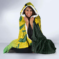 Hawaii Surfing Mango Hooded Blanket Manako Polynesian Fish Hook LT14 - Polynesian Pride