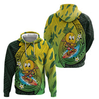 Hawaii Surfing Mango Hoodie Manako Polynesian Fish Hook LT14 - Polynesian Pride