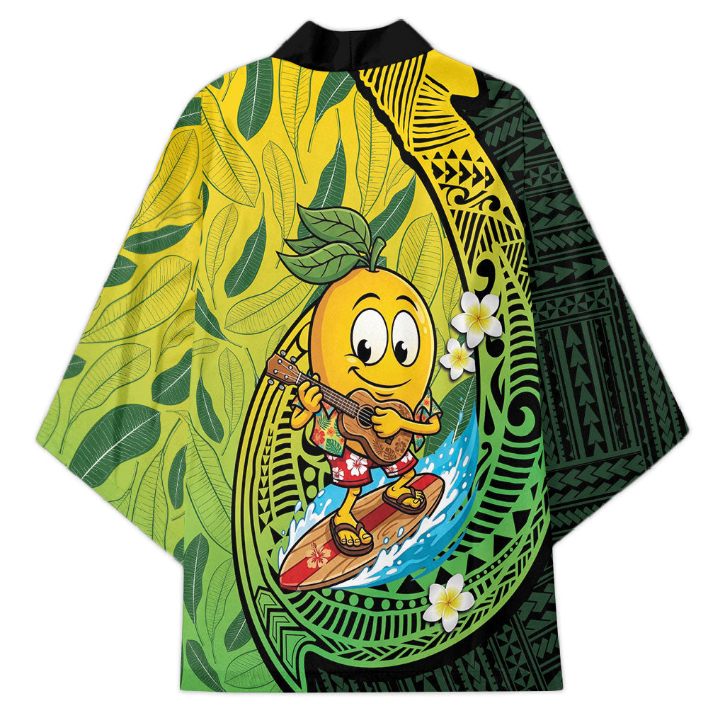 Hawaii Surfing Mango Kimono Manako Polynesian Fish Hook LT14 - Polynesian Pride