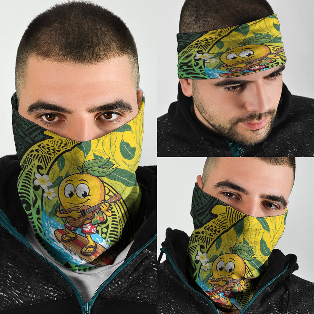 Hawaii Surfing Mango Neck Gaiter Manako Polynesian Fish Hook LT14 - Polynesian Pride