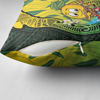Hawaii Surfing Mango Pillow Cover Manako Polynesian Fish Hook LT14 - Polynesian Pride