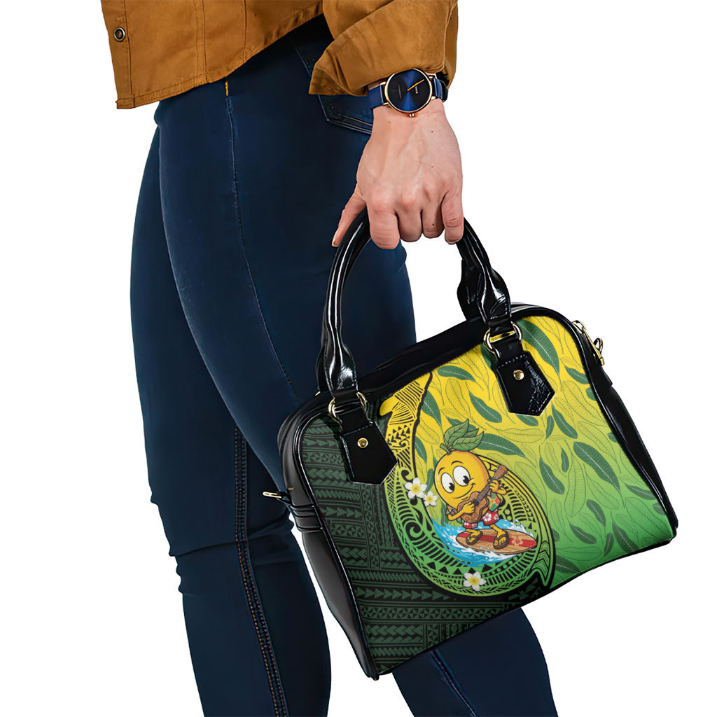 Hawaii Surfing Mango Shoulder Handbag Manako Polynesian Fish Hook LT14 - Polynesian Pride
