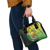 Hawaii Surfing Mango Shoulder Handbag Manako Polynesian Fish Hook LT14 - Polynesian Pride