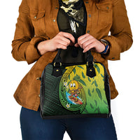 Hawaii Surfing Mango Shoulder Handbag Manako Polynesian Fish Hook LT14 - Polynesian Pride