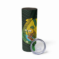 Hawaii Surfing Mango Skinny Tumbler Manako Polynesian Fish Hook LT14 - Polynesian Pride