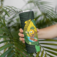 Hawaii Surfing Mango Skinny Tumbler Manako Polynesian Fish Hook LT14 - Polynesian Pride