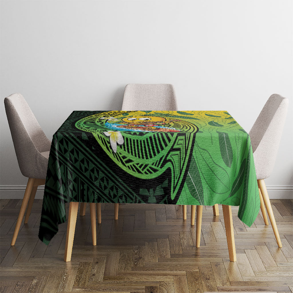 Hawaii Surfing Mango Tablecloth Manako Polynesian Fish Hook LT14 - Polynesian Pride