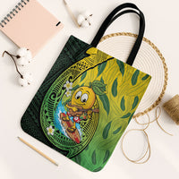 Hawaii Surfing Mango Tote Bag Manako Polynesian Fish Hook LT14 Black Strap One Size Green - Polynesian Pride