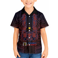 Filipino Barong Tagalog Inspired Personalised Hawaiian Shirt Mabuhay Philippines Festival Polynesian Pattern LT14 - Polynesian Pride