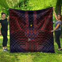 Filipino Barong Tagalog Inspired Quilt Mabuhay Philippines Festival Polynesian Pattern LT14 - Polynesian Pride