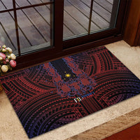 Filipino Barong Tagalog Inspired Rubber Doormat Mabuhay Philippines Festival Polynesian Pattern LT14 - Polynesian Pride