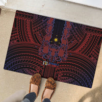 Filipino Barong Tagalog Inspired Rubber Doormat Mabuhay Philippines Festival Polynesian Pattern LT14 - Polynesian Pride