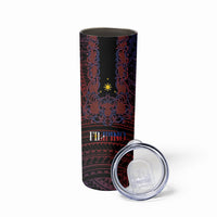 Filipino Barong Tagalog Inspired Personalised Skinny Tumbler Mabuhay Philippines Festival Polynesian Pattern LT14 - Polynesian Pride
