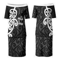 Lil Pakeha Lil Maori New Zealand Couples Matching Puletasi and Hawaiian Shirt Kiwi Proud Mangopare Pattern LT14 - Polynesian Pride