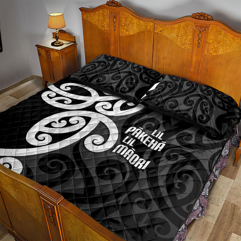 Lil Pakeha Lil Maori New Zealand Quilt Bed Set Kiwi Proud Mangopare Pattern LT14 - Polynesian Pride
