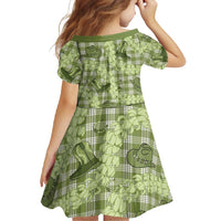 Lime Palaka Hawaii Cowboy Family Matching Summer Maxi Dress and Hawaiian Shirt Puakenikeni Lei Paniolo Papale Seamless Vibes - Polynesian Pride