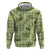 Lime Palaka Hawaii Cowboy Hoodie Puakenikeni Lei Paniolo Papale Seamless Vibes - Polynesian Pride