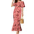 Red Palaka Hawaii Cowboy Family Matching Mermaid Dress and Hawaiian Shirt Puakenikeni Lei Paniolo Papale Seamless Vibes - Polynesian Pride