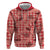 Red Palaka Hawaii Cowboy Hoodie Puakenikeni Lei Paniolo Papale Seamless Vibes - Polynesian Pride