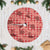 Red Palaka Hawaii Cowboy Tree Skirt Puakenikeni Lei Paniolo Papale Seamless Vibes - Polynesian Pride