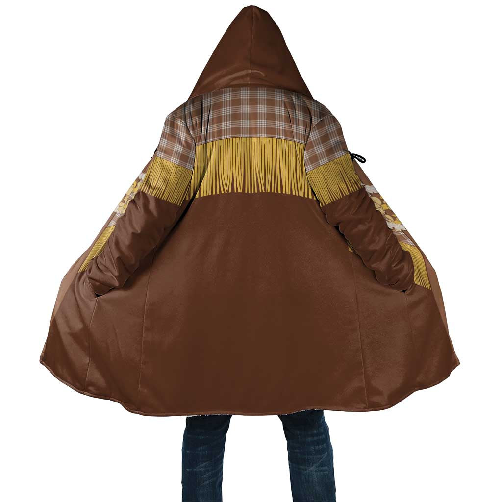 Aloha Hawaii Cowboy Custome Cloak Puakenikeni Lei Palaka Tassel Style - Polynesian Pride