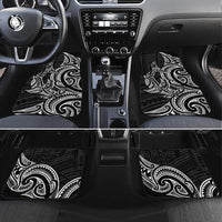 New Zealand Hammerhead Shark Car Mats Maori Haehae Mangopare Black - Polynesian Pride
