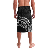 New Zealand Hammerhead Shark Lavalava Maori Haehae Mangopare Black - Polynesian Pride