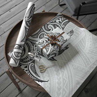 New Zealand Hammerhead Shark Wrapping Paper Maori Haehae Mangopare White - Polynesian Pride