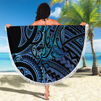 New Zealand Hammerhead Shark Beach Blanket Maori Haehae Mangopare Galaxy - Polynesian Pride