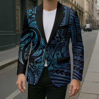 New Zealand Hammerhead Shark Blazer Maori Haehae Mangopare Galaxy - Polynesian Pride