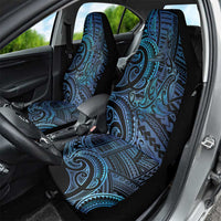 New Zealand Hammerhead Shark Car Seat Cover Maori Haehae Mangopare Galaxy - Polynesian Pride