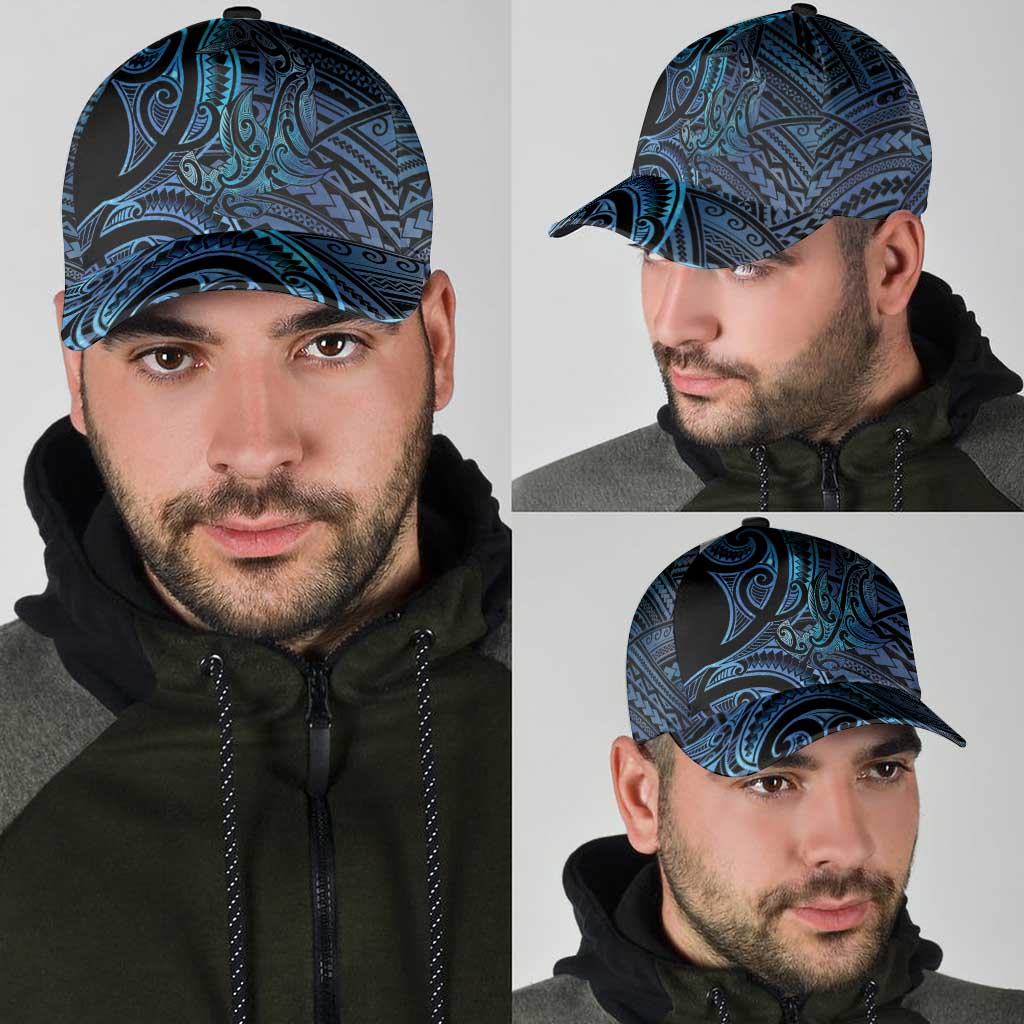 New Zealand Hammerhead Shark Classic Cap Maori Haehae Mangopare Galaxy - Polynesian Pride