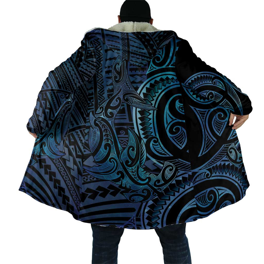 New Zealand Hammerhead Shark Cloak Maori Haehae Mangopare Galaxy - Polynesian Pride