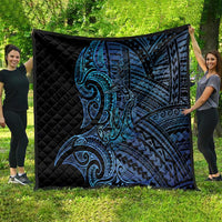 New Zealand Hammerhead Shark Quilt Maori Haehae Mangopare Galaxy - Polynesian Pride
