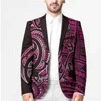 New Zealand Hammerhead Shark Blazer Maori Haehae Mangopare Pink - Polynesian Pride