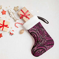 New Zealand Hammerhead Shark Christmas Stocking Maori Haehae Mangopare Pink - Polynesian Pride