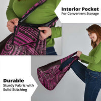 New Zealand Hammerhead Shark Grocery Bag Maori Haehae Mangopare Pink - Polynesian Pride