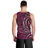 New Zealand Hammerhead Shark Men Tank Top Maori Haehae Mangopare Pink - Polynesian Pride