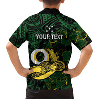 Personalised Solomon Islands Western Province Day Family Matching Off Shoulder Maxi Dress and Hawaiian Shirt Sea Turtle Mix Polynesian Hibiscus Pattern LT14 - Polynesian Pride