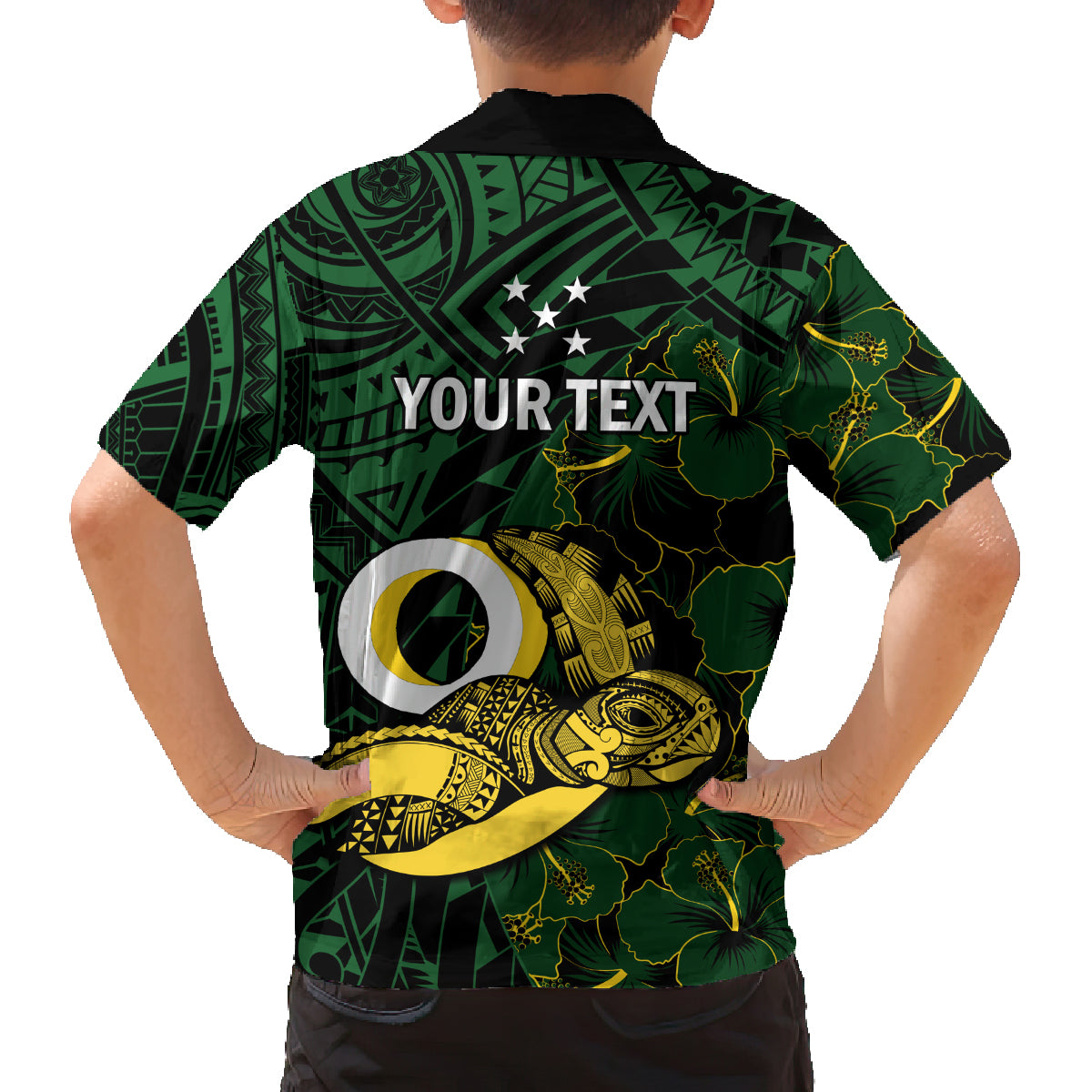 Personalised Solomon Islands Western Province Day Family Matching Puletasi Dress and Hawaiian Shirt Sea Turtle Mix Polynesian Hibiscus Pattern LT14 - Polynesian Pride