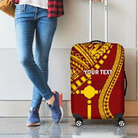 Personalised Fiji Rotuma Luggage Cover Fijian Tapa Pattern LT14 - Polynesian Pride