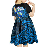 Hafa Adai Guam Kid Short Sleeve Dress Guahan Sea Turtle Tropical Style LT14 - Polynesian Pride