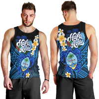 Hafa Adai Guam Men Tank Top Guahan Sea Turtle Tropical Style LT14 - Polynesian Pride