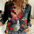 Hawaii Mauna Kea Women Casual Shirt White Mountain With Nene Tropical Vibes LT14 Female Black - Polynesian Pride