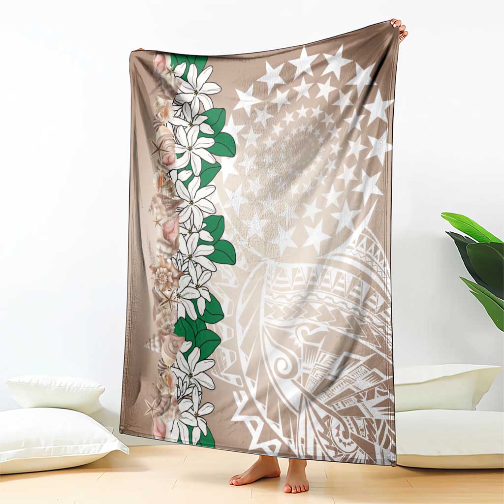 Cook Islands Tiare Maori With Conch Shell Blanket 2025 Pasifika Polynesian Tattoo