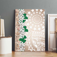 Cook Islands Tiare Maori With Conch Shell Canvas Wall Art 2025 Pasifika Polynesian Tattoo